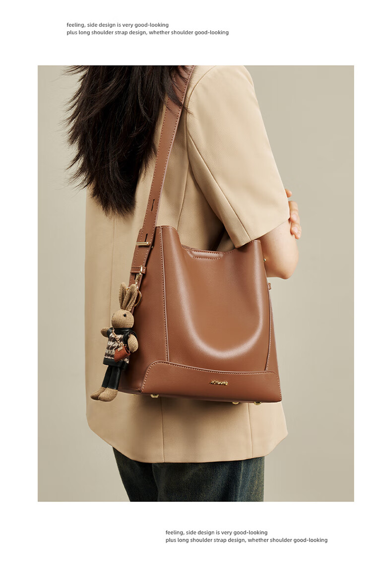 Aokang Women's Trendy Bucket Handbag Luxury Crossbody Shoulder Bag Birthday New Year Gift for Girlfriend Wife 7