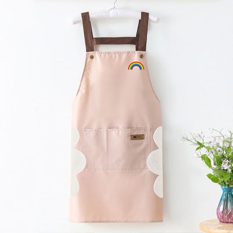 COODORA Apron, Household Kitchen Waterproof And Oil-Proof, Household Cleaning, Restaurant Cooking Workwear, Waist Apron, Unisex