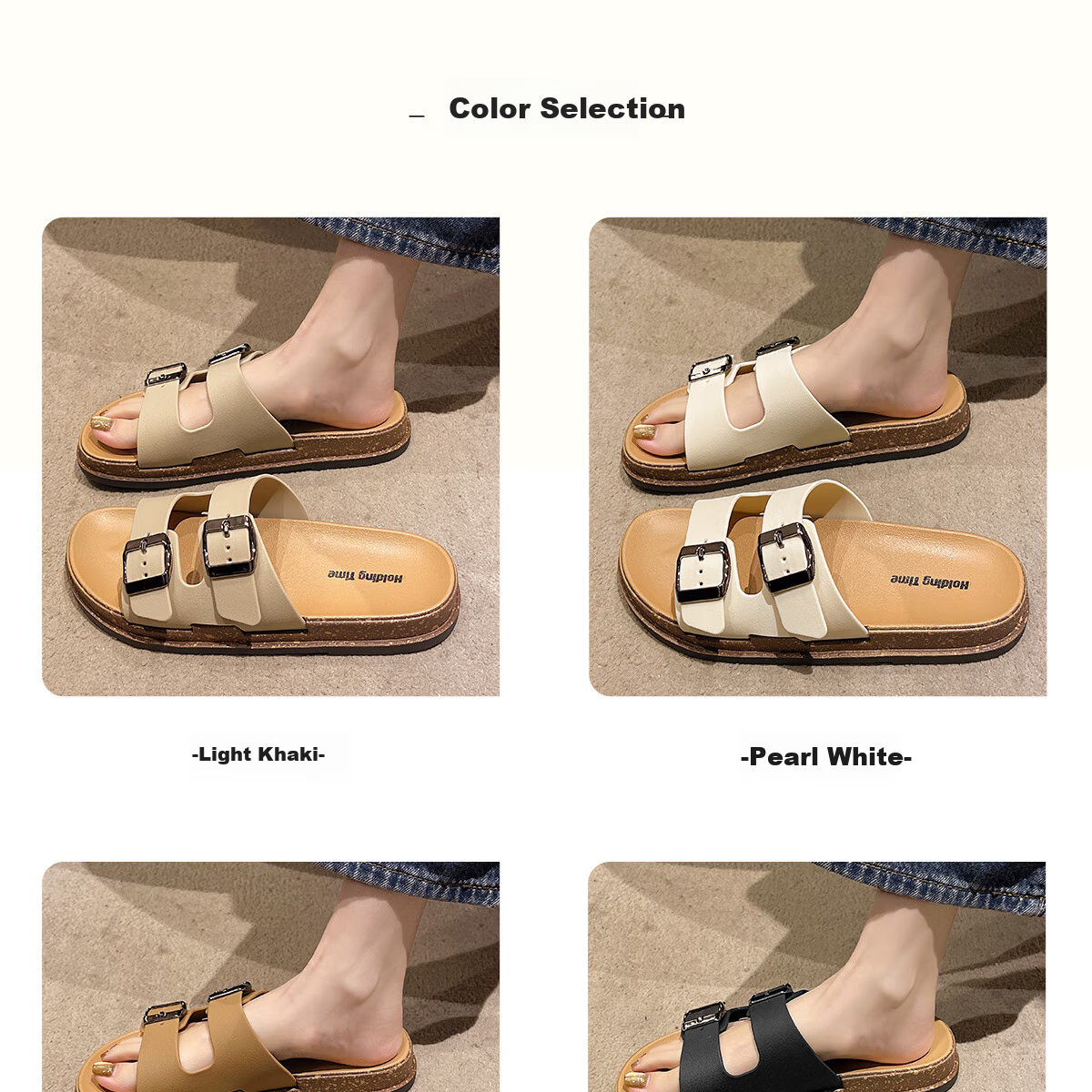 TZLDN Women's Sandals, 2025 New Style, Summer Outdoor Beach Wear, Non-Slip Slippers for Ladies, High-End Elegant Classy Sandals 4