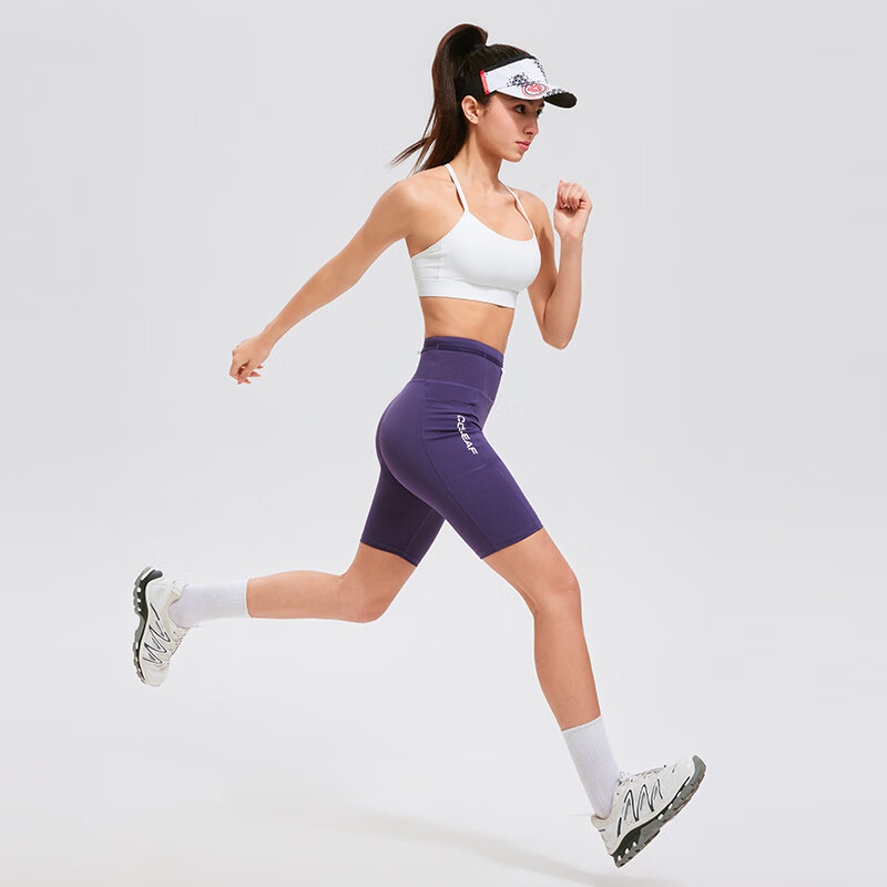 Cosleaf Compression Running Shorts for Men and Women, Breathable Sweat-Wicking Fitness Kangaroo Pocket Marathon Training Tights