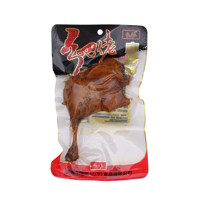 乡吧佬正宗乡吧佬麻辣鸭腿 网红休闲夜宵速即零食品 独立小包装100g*2袋