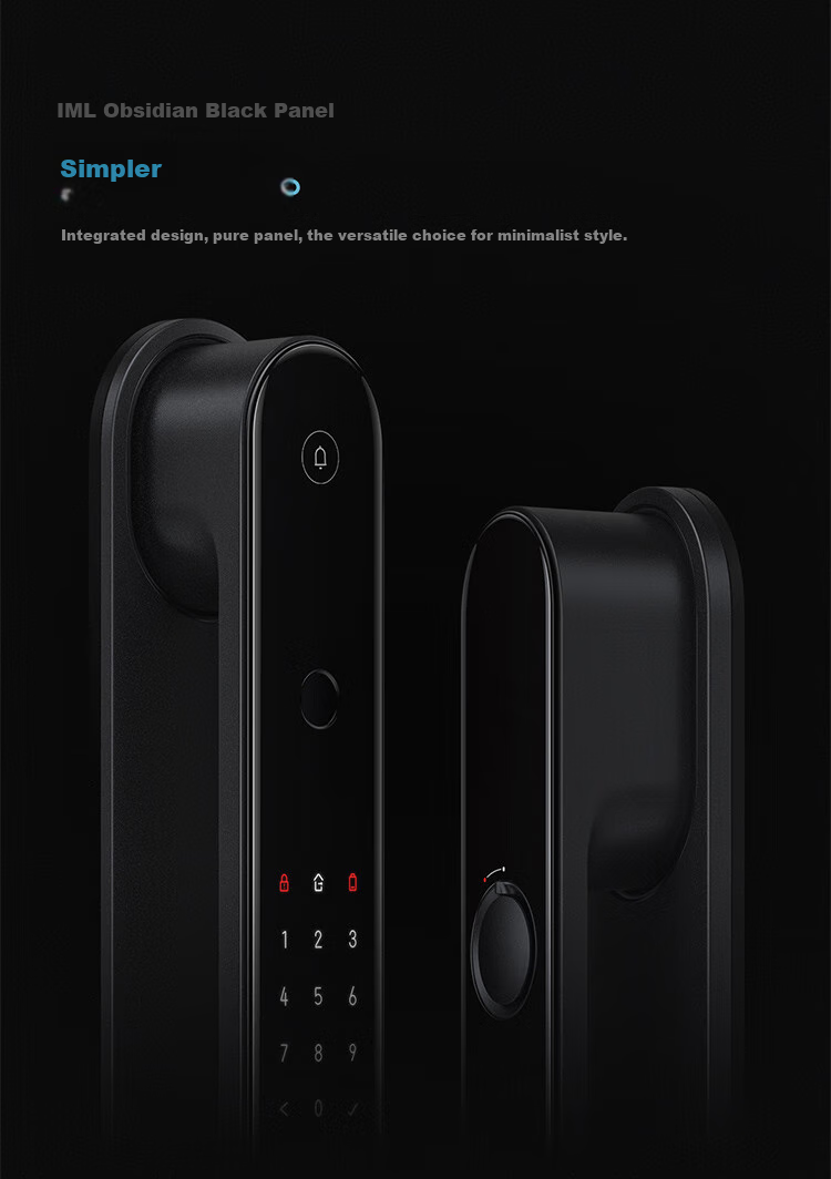 Aqara Smart Door Lock D100 Fully Automatic Sliding Fingerprint Lock, Integrated with Mijia APP/iOS HomeKit, Carbon Black 11