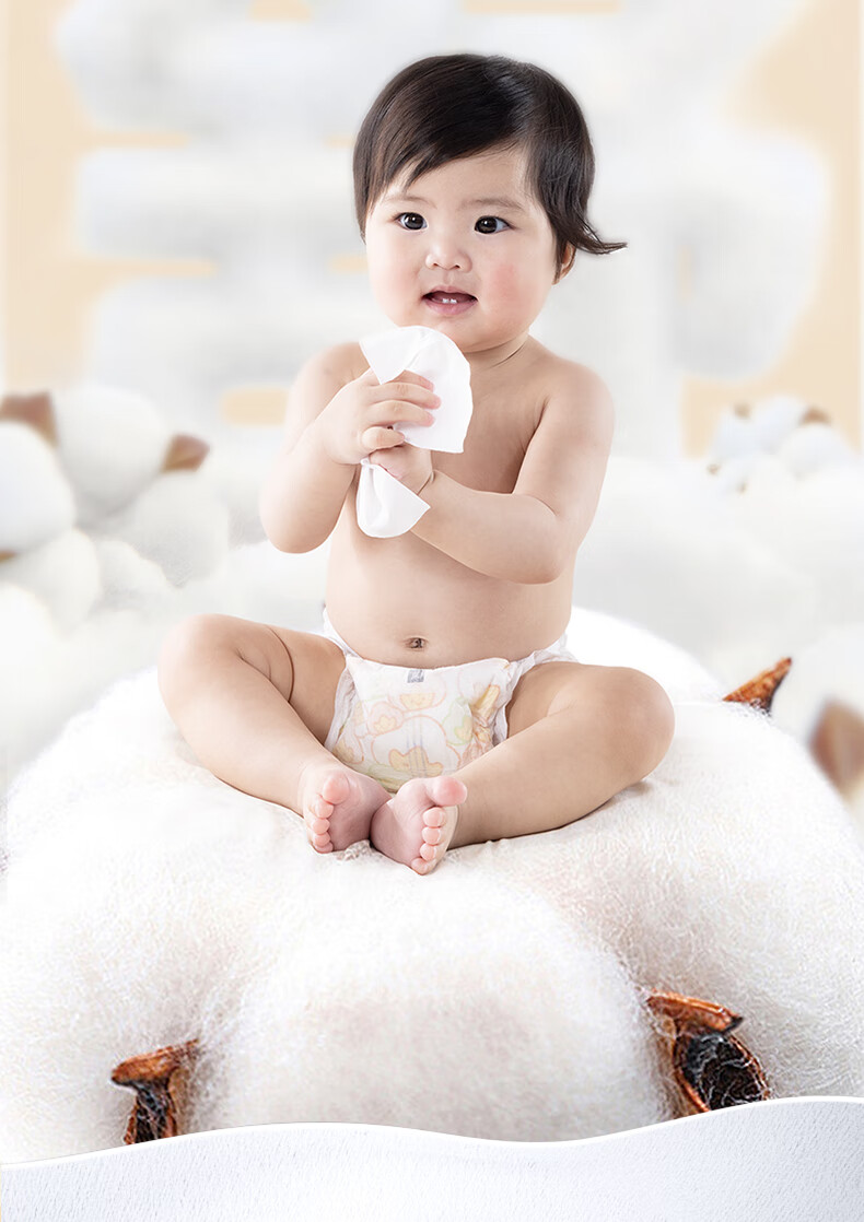 FulCotton Cotton Soft Family Hanging Facial Wipes 100% Pure Cotton Disposable Dry and Wet Dual-Use Wipes Large Capacity 300 Sheets*1 Pack 3