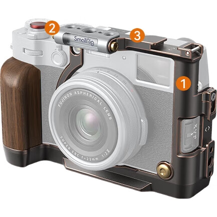 Клетка для камеры SmallRig "Машина времени" 4557 для Fujifilm X100VI, полный комплект, защита, аксессуары для съемки