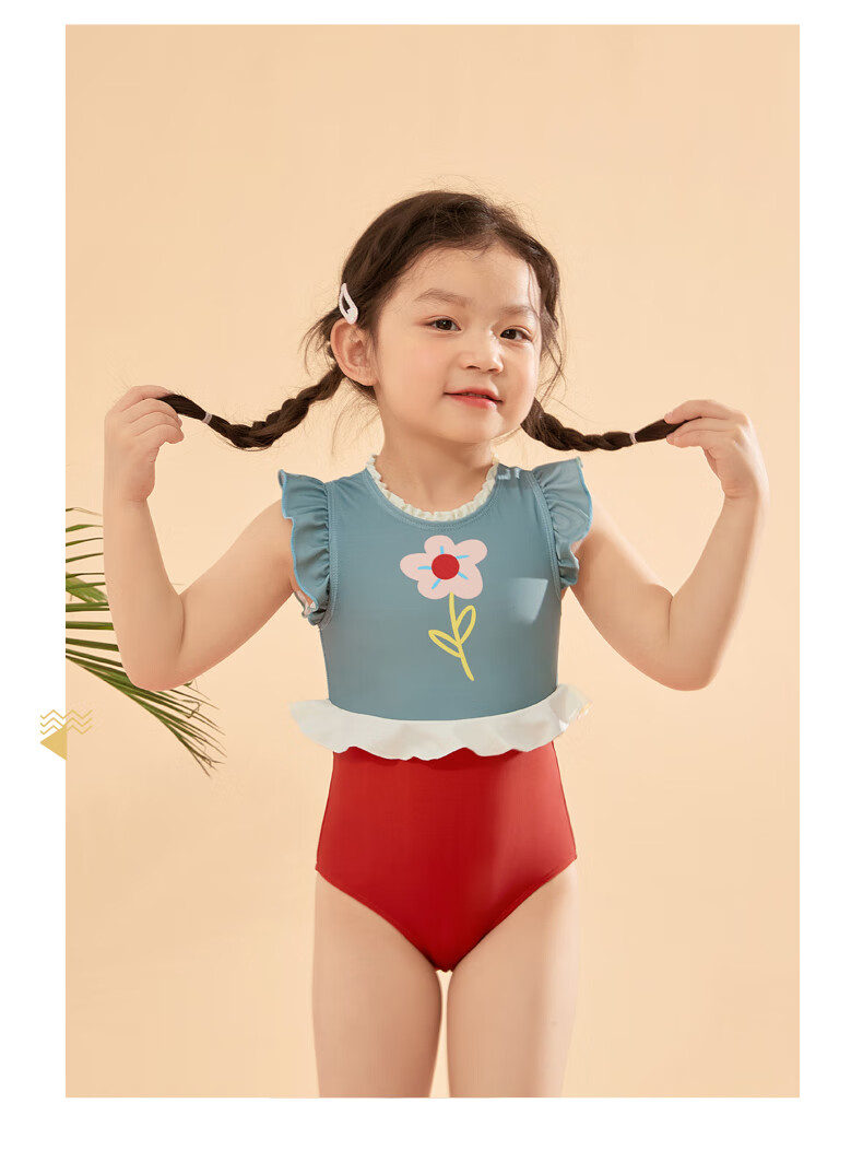 Adoreswim 2025 New One-Piece Swimsuit for Older Children, Summer Sun Protection Professional Swimwear for Girls And Toddlers 7