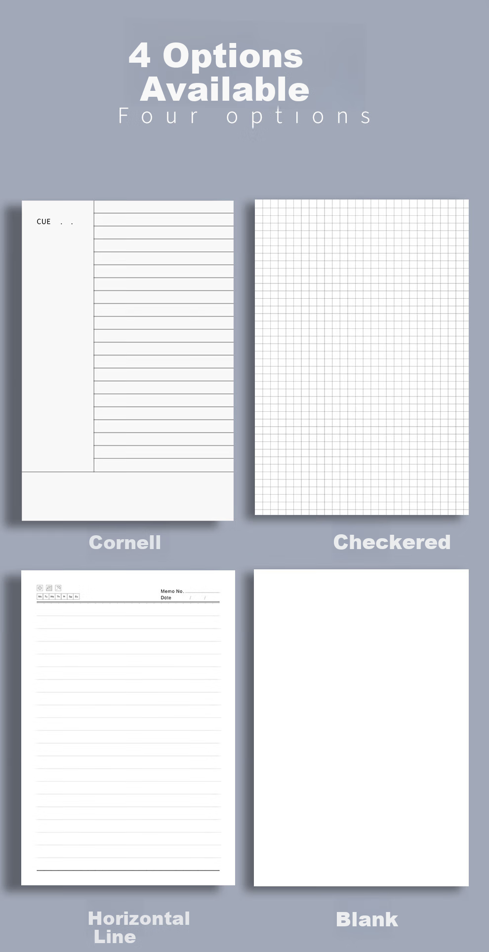 Faramon B5 Loose-Leaf Refill Notebook, 9-Hole Ruled Replacement Pages, Thickened Loose-Leaf Paper, B5 Grid Refill (Pack of 5) 3