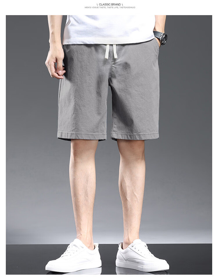 Zengzhi 2026 Summer Lightweight Casual Men's Shorts Fashion Sports Loose Straight Five-Point Pants Versatile Mid-Length Men's Trousers 14
