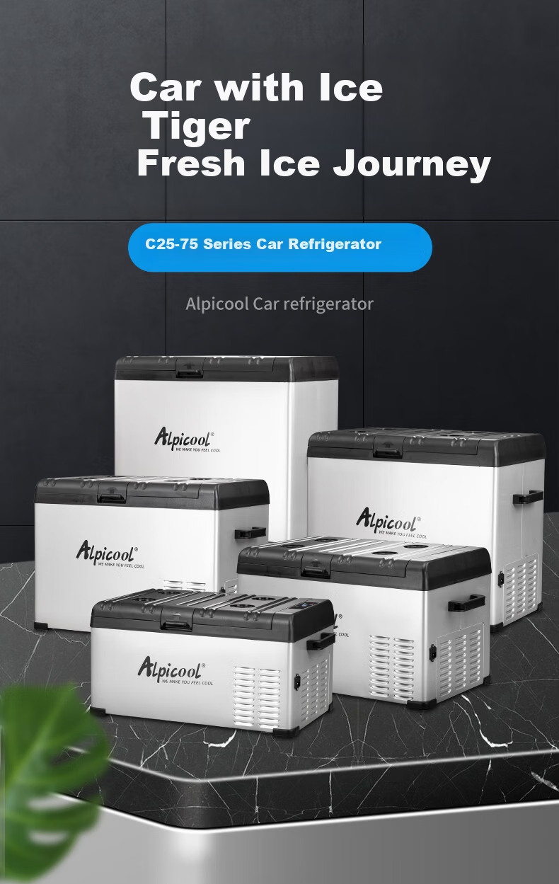 Alpicool Car Refrigerator C40, Dual-Use for Car And Home, Compressor-Freezing And Refrigeration, Mini Quick-Freeze Fridge for Dormitory And Office 2