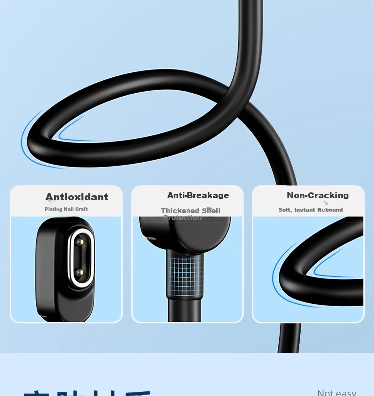 Iboann Compatible Charging Cable for Xiaotianc Z11, Phone Cable for Z10 Watch, Charger for Z9/Z8A/Z7S/D2/Z6 Children's D3/Q1A/Q1R/Q1C/Z1S Magnetic Data Cable 6