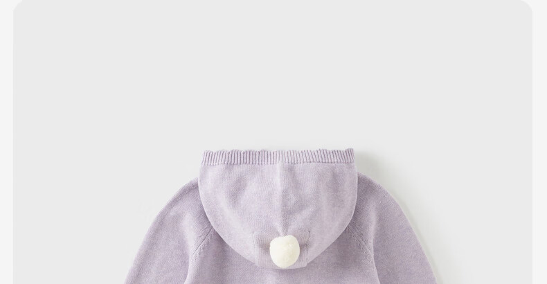 DAVE & BELLA Children's Sweater Cardigan, Girls' Knitted Top, Baby Girl Hooded Cardigan, Autumn Wear 15