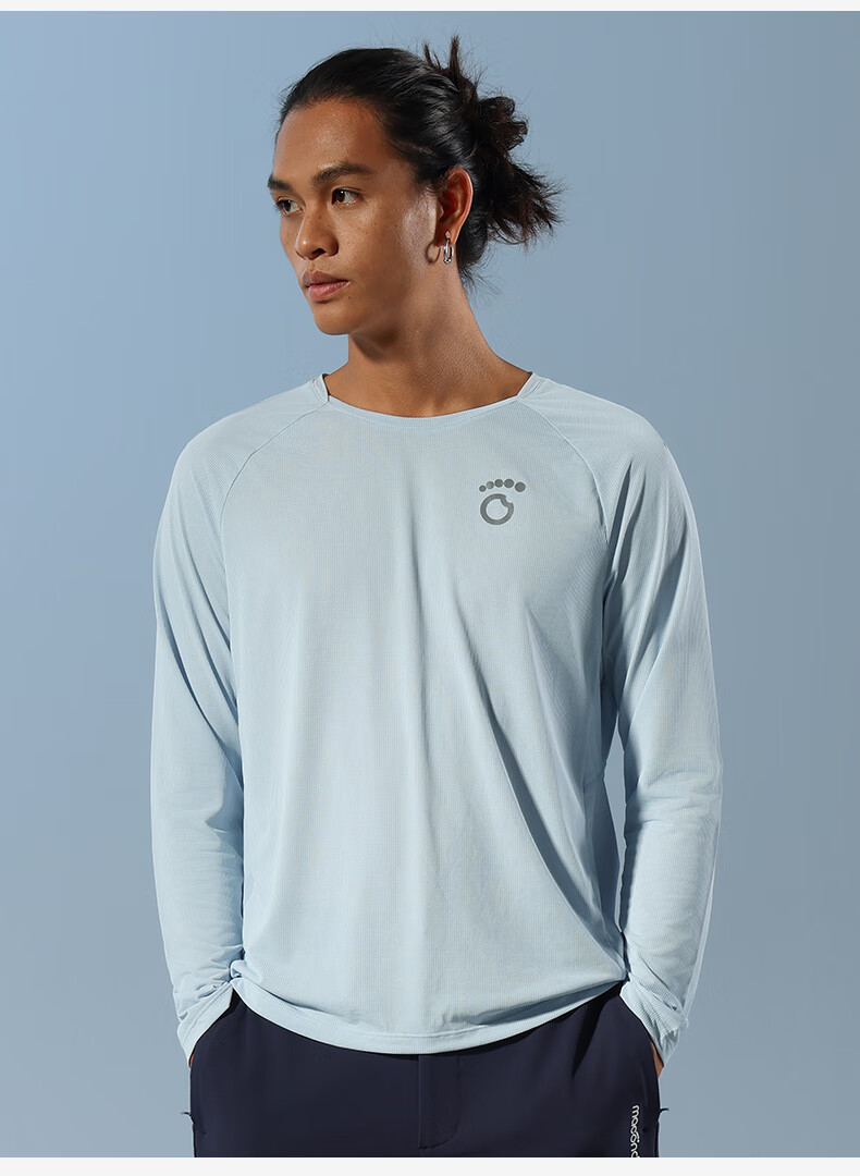 Macondo Original Running Long Sleeve T-Shirt 9th Generation Breathable Quick-Dry Sweat-Resistant Invisible Black Women's Size S 1