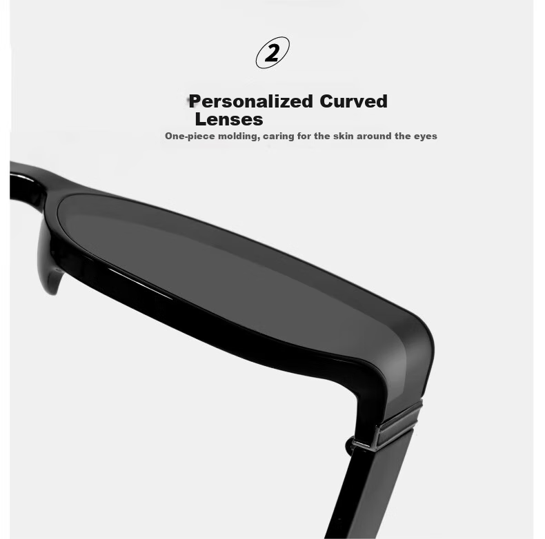 GOGOSOON 2025 New Millennium Curved Screen Cat Eye Sunglasses for Men And Women, UV Protection High Definition Driving Anti-UV Glasses 5