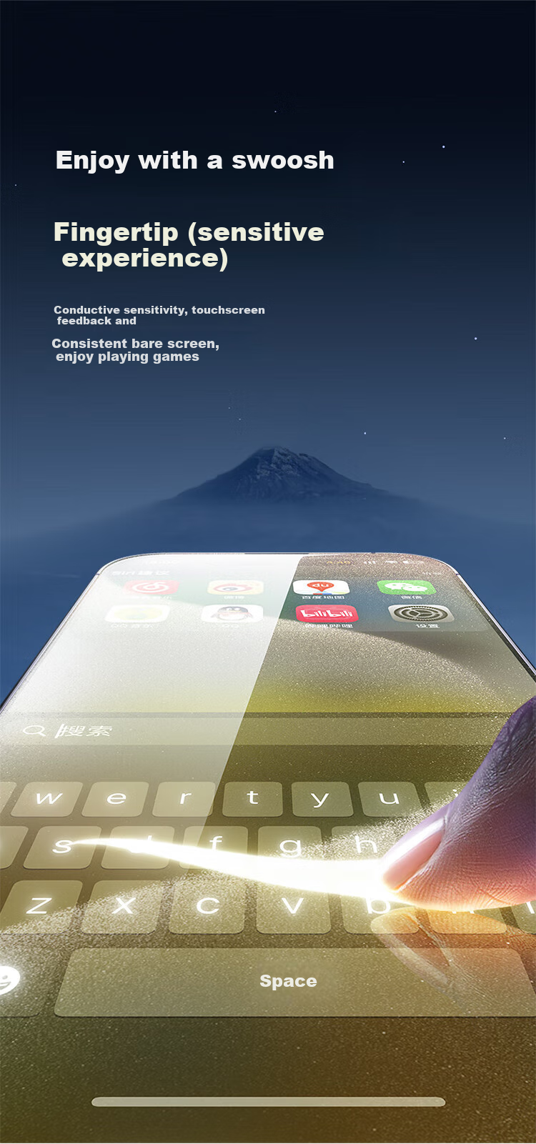 Baseus Tempered Glass Screen Protector for IPhone 14 Pro Max, Ultra-Ceramic Crystal Anti-Dust Shockproof Anti-Fingerprint Ultra-Thin Full Coverage Dust-Free Chamber HD Clear 2-Pack 7