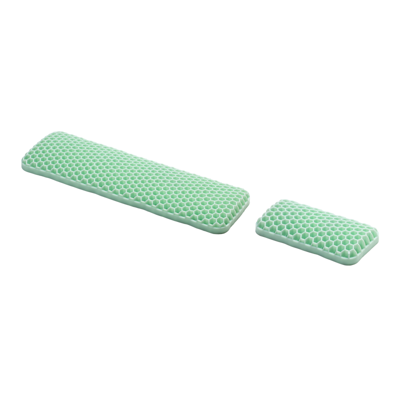 SANWA High-Elastic TPE Keyboard And Mouse Wrist Rest Set, Breathable Honeycomb Structure Pad for Expert Wrist, Flexible Skin-Friendly Compressible, Washable, Eco-Friendly Formaldehyde-Free
