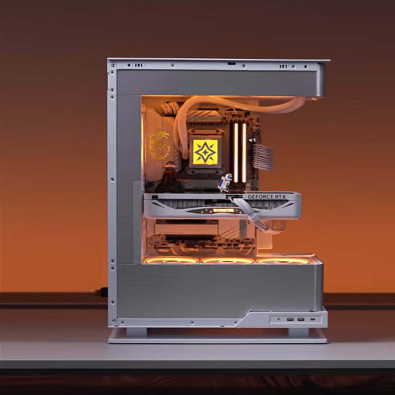 PHANTEKS EVOLV X2 Black Desktop Water-Cooled Computer Case with Panoramic View (20G Type-C, 360mm Radiator Support, Cable Management, Brushed Aluminum, 5090) 22
