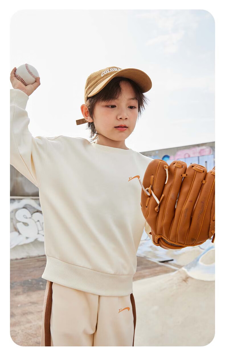 Guirenniao Boys' Spring Outfit Set, 2026 New Style Children's Sweatshirt Two-Piece Set, Youth Spring And Autumn Sportswear, Thi 4