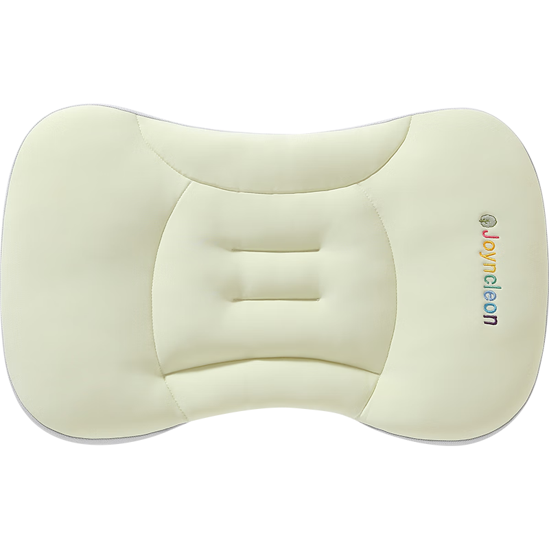 JOYNCLEON Children's Pillow for Ages 3-8, Shaped Pillow with Neck Support, Sweat-Absorbing Growth Aid, Baby Pillow, Green, Jzt197153