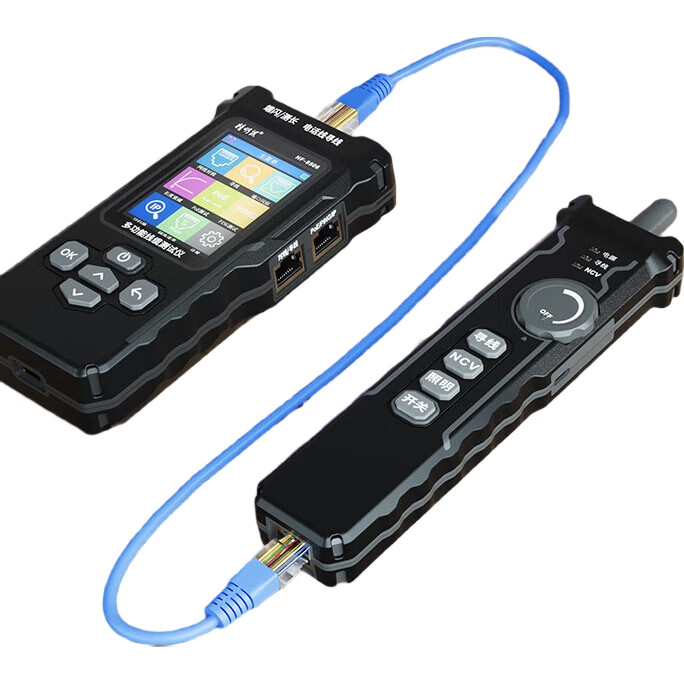 Сетевой тестер Jingmingshu NF-8506, кабельный тестер с поддержкой POE, сканирование IP, пинг-тест
