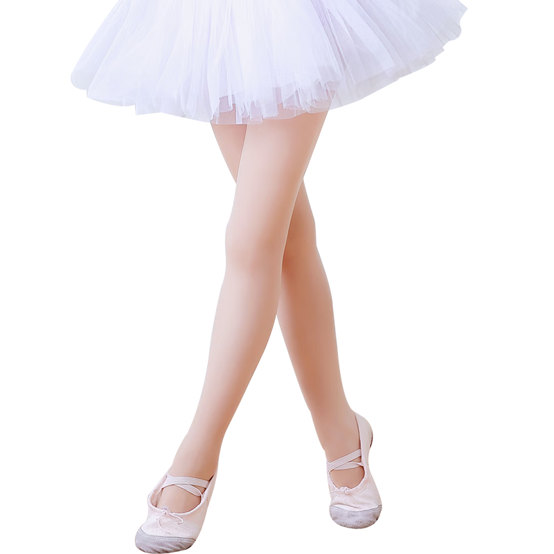 Yalu Children's Stockings, Summer Thin Style, White, Baby Outdoor Wear, Tights, for Practice, Girls' Dance Socks
