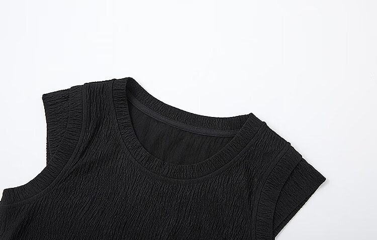 Demana [Comfort Elastic Soft] Summer Simple Style Round Neck Slim Fit Cap Sleeve Petite Elegant Body-Shaping Knit Women's Dress 20