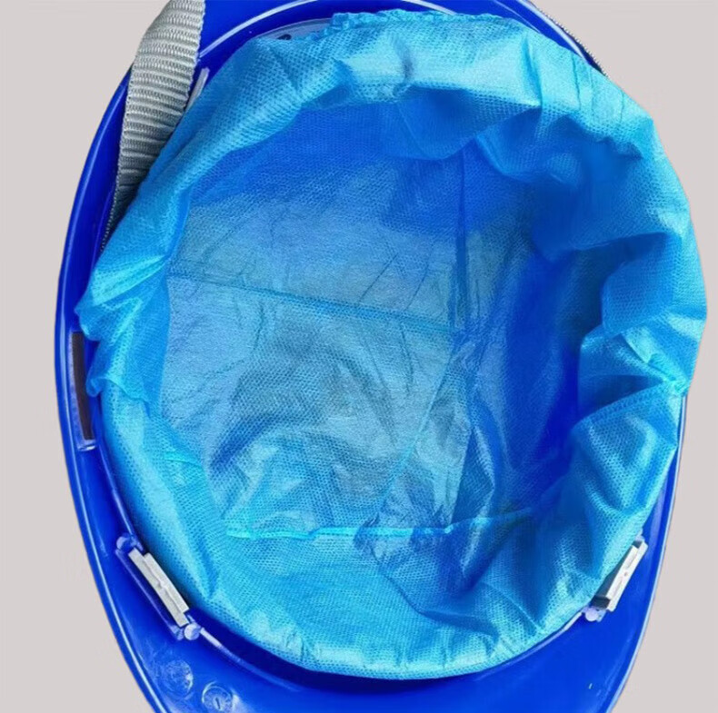 Huipute Safety Helmet Liner Disposable Summer Sweat-Absorbing Breathable Helmet Padding Construction Work Safety Helmet Liner White Non-Woven 100pcs [Sweat-Absorbing Breathable] 5