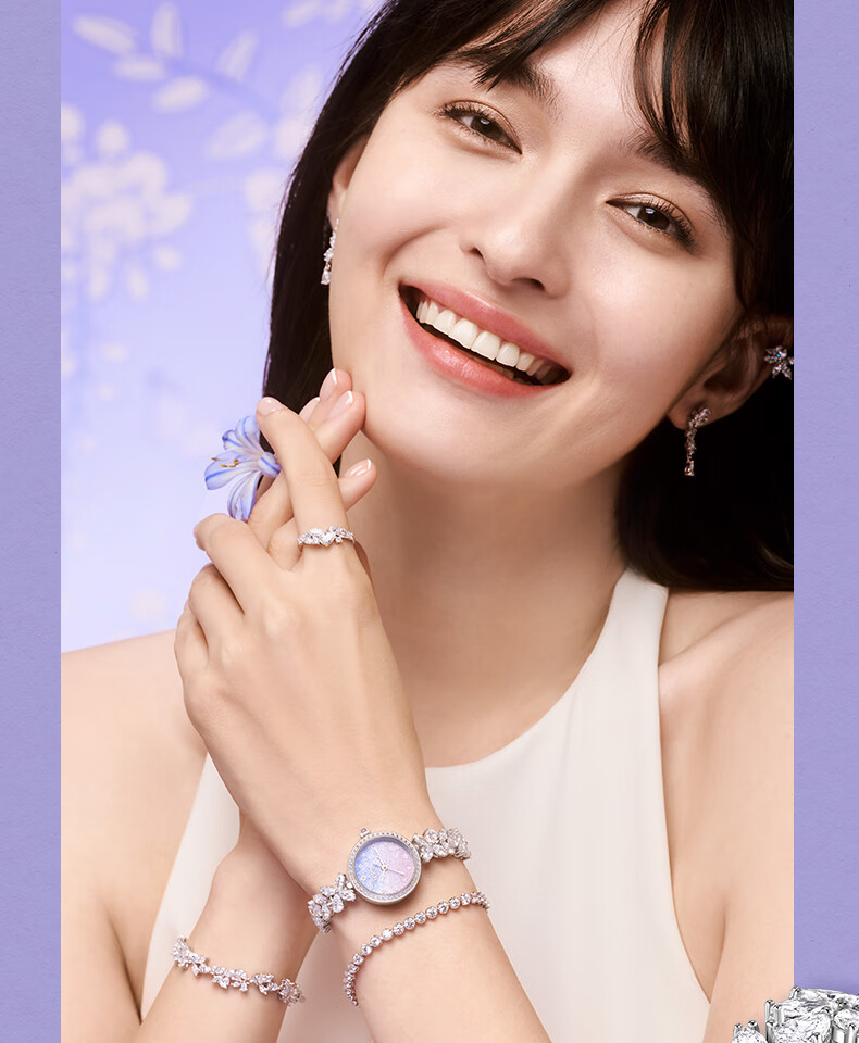FanciFanci Wisteria Flower Women's Watch Anniversary Fairy Purple Birthday 520 Gift for Girlfriend 8