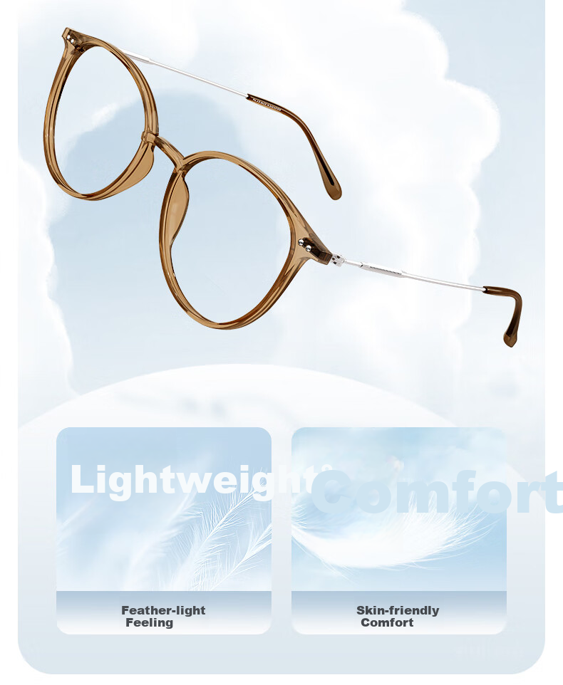 Pulais Reading Glasses for Women, Fashionable High-Definition Anti-Blue Light, Imported from Japan, Cold Tea Color to Brighten Complexion And Reduce Ageing, Genuine Presbyopic Glasses 21