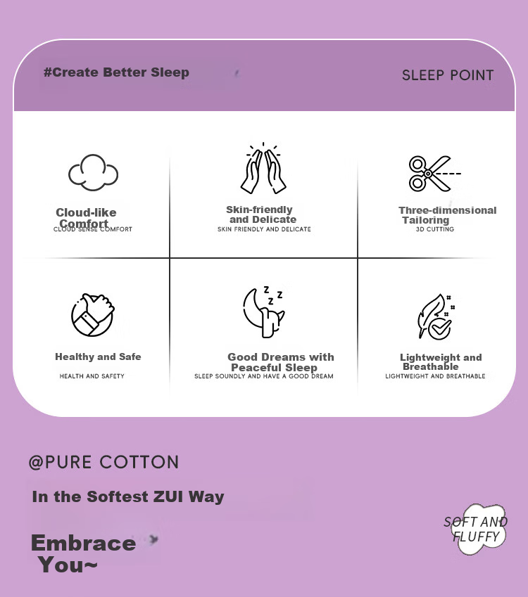 LangSha Children's Pajamas for Girls, Summer Thin Comfortable Breathable Short-Sleeve Sleepwear, Home Wear Set for Older Children, Purple, Size 160 2
