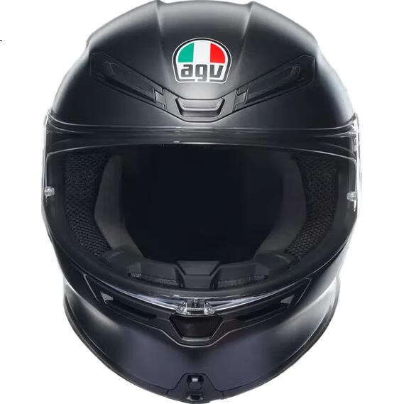 Мотошлем AGV K6S, карбоновый, интеграл, серый матовый, размер M (55-56)