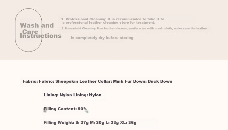 Dme [Manufacturing Sunshine] Winter Luxury Mink Coat with Stand Collar, High Warmth, 90% Duck Down, Women's Sheepskin down Jacket 6