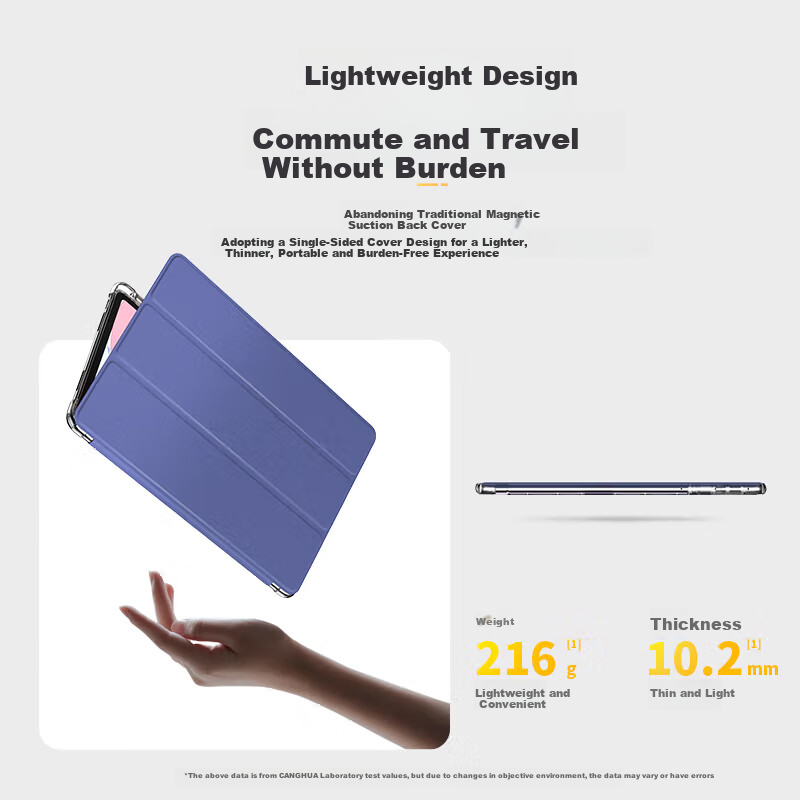 CangHua Compatible with Xiaomi Pad 6/6 Pro Protective Case with Pen Slot, 11-Inch 2023 Model Mi Pad6/6Pro Cover, Xiaomi Tablet Stand, Full Protection Anti-Drop Transparent Case