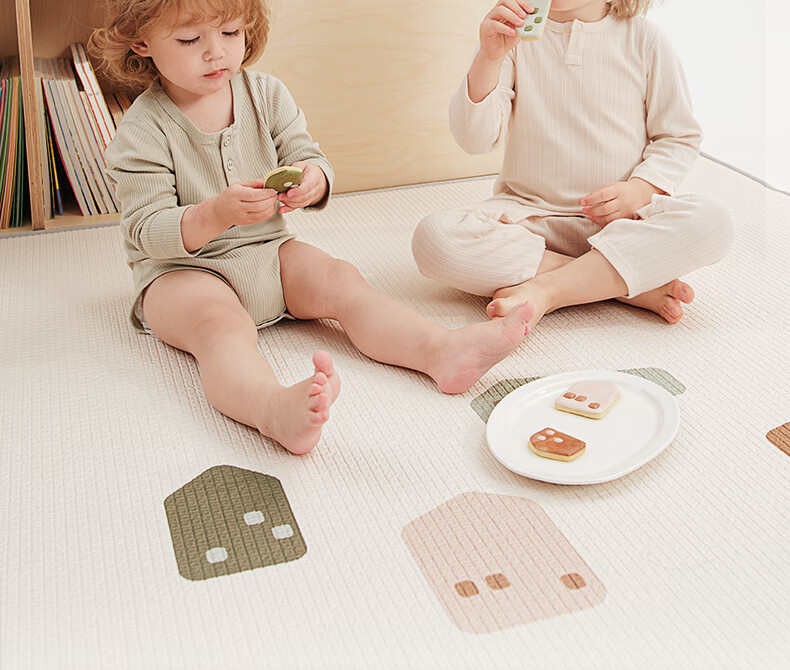 BG-BABYGO Baby Thickened Crawling Mat Infant Children's Home Living Room Floor Mat XPE Play Crawling Mat 180*150*2cm 10