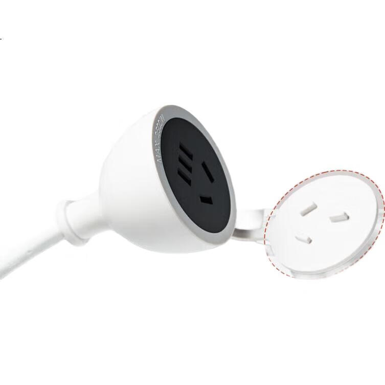 Удлинитель DELIXI CD98J-MZS16 0.6м, 16А, с защитой от детей, белый