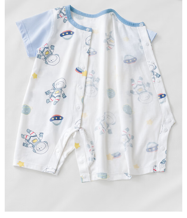 Beitaisi Baby Clothes, Summer Thin, for Boys And Girls, Cotton Onesie, Newborn Romper, Short-Sleeve Pajamas, Air Conditioning Wear 13
