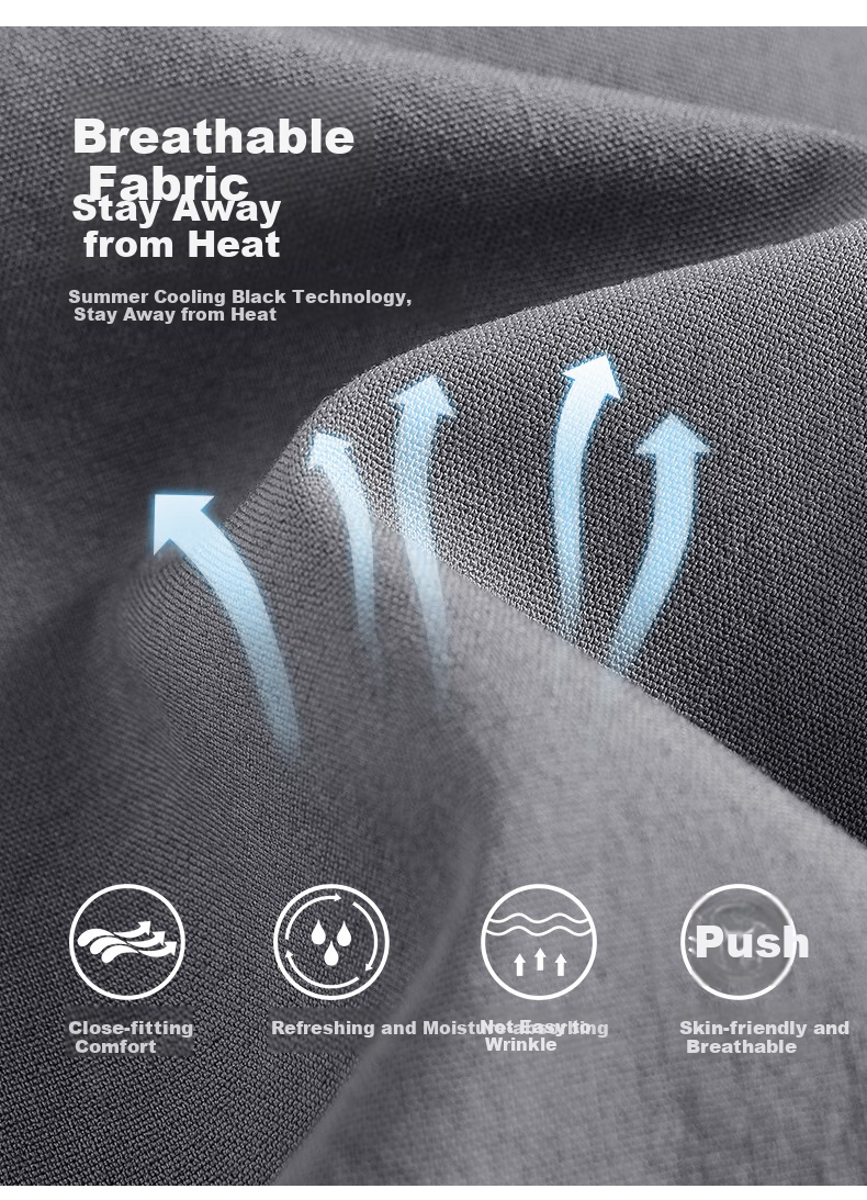 JEEP SPIRIT Quick-Dry Sports Shorts for Men, Summer Loose Casual Large Size Mid-Length Pants, Running Fitness Breathable Lightweight Knee-Length Shorts 3