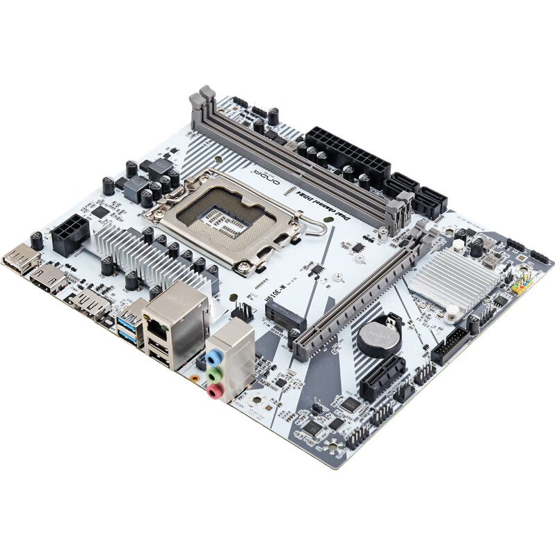 Материнская плата ONDA H610E-W (Intel H610/LGA 1700), поддержка G6900/12100/13100, для развлечений и офиса