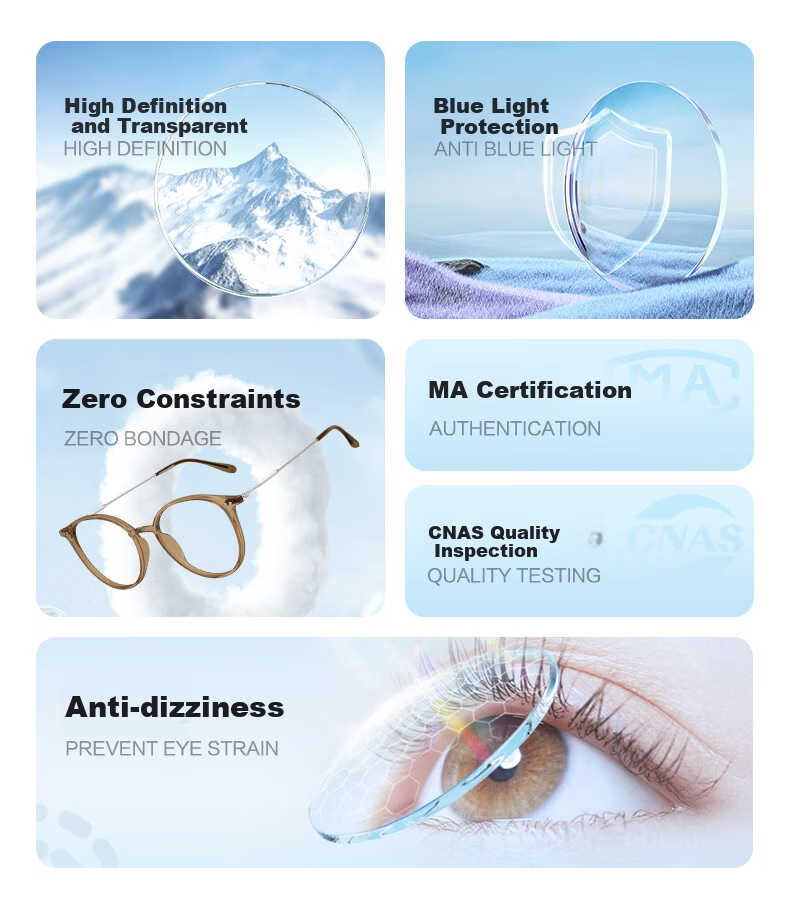 Pulais Reading Glasses for Women, Fashionable High-Definition Anti-Blue Light, Imported from Japan, Cold Tea Color to Brighten Complexion And Reduce Ageing, Genuine Presbyopic Glasses 7