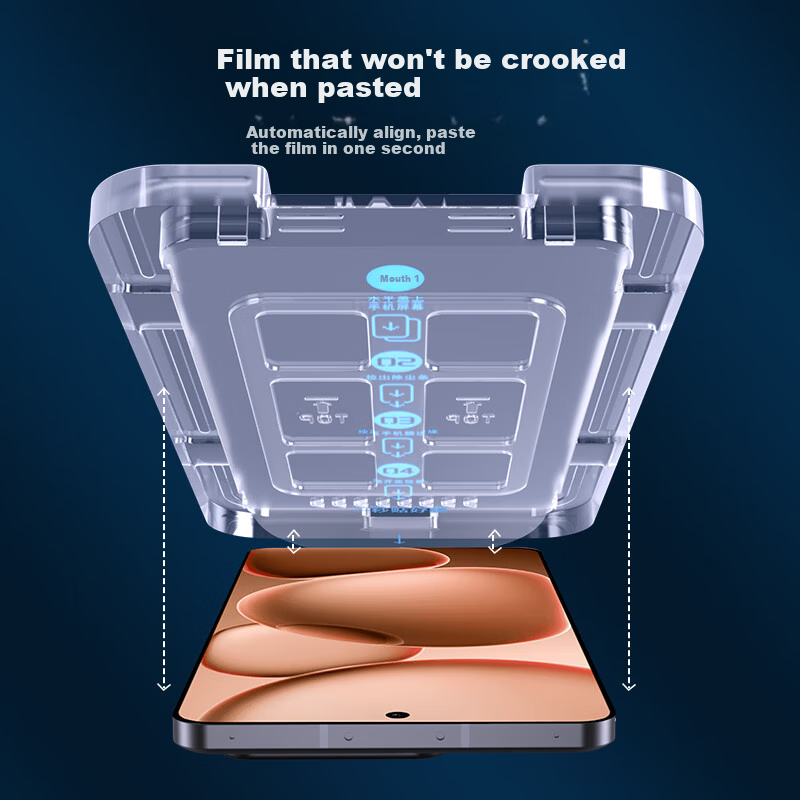 Защитное стекло Smorss для OPPO Find X8s+, полное покрытие, высокая четкость, без белых краев, защита от падения, инструмент для быстрой установки
