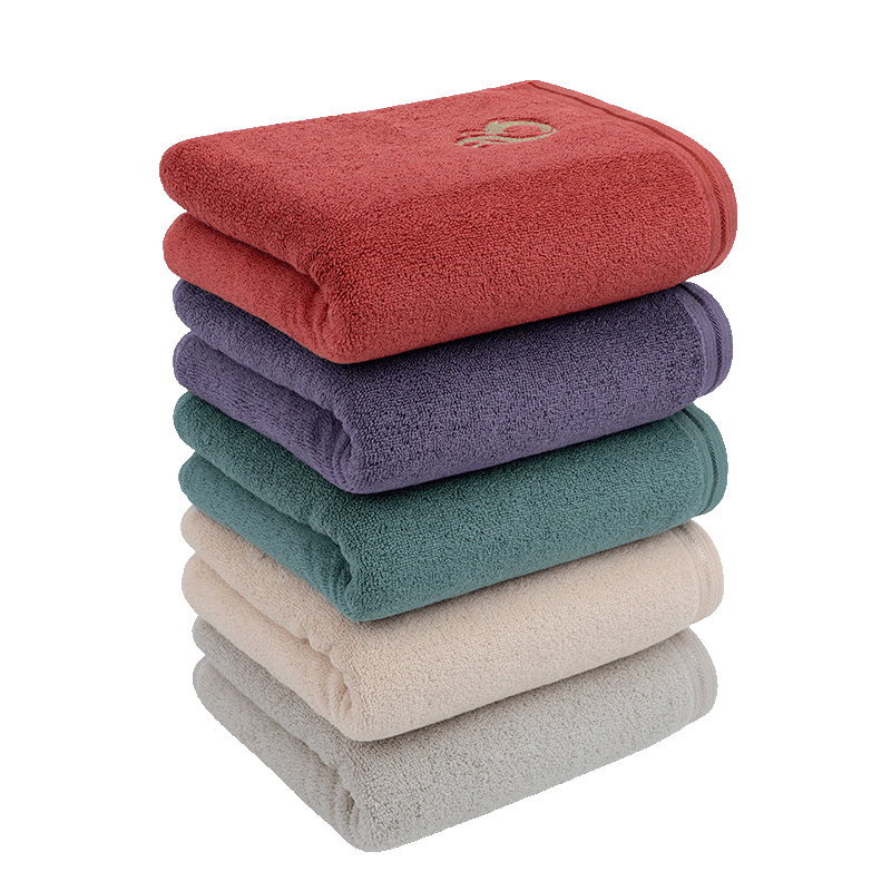 Grace Pure Cotton Antibacterial Face Towels 7A, 2-Pack, 100g, Gray Brown, Sports Use