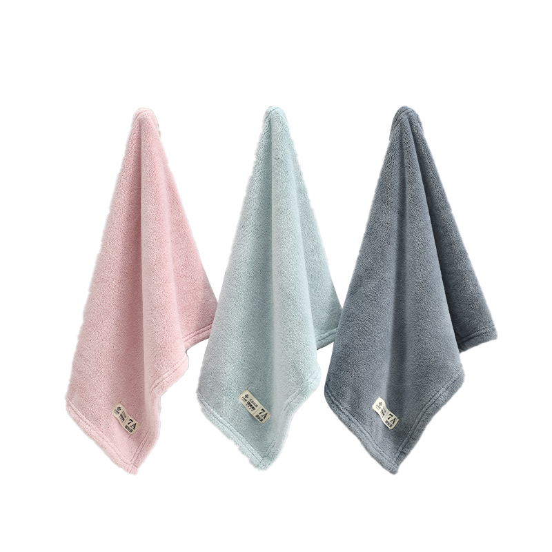 Grace 2-Pack Towels 7A Antibacterial Absorbent Non-Shedding Face Towels for Men Thickened Large Sports Towels 115g Each