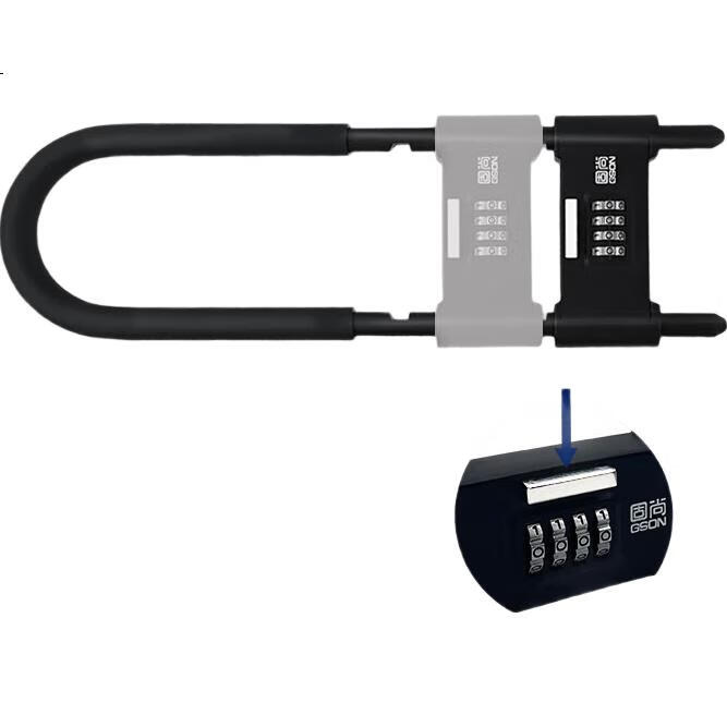 Замок GSON Padlock, U-образный замок, замок для стеклянной двери, кодовый замок U-образной формы, один комплект.