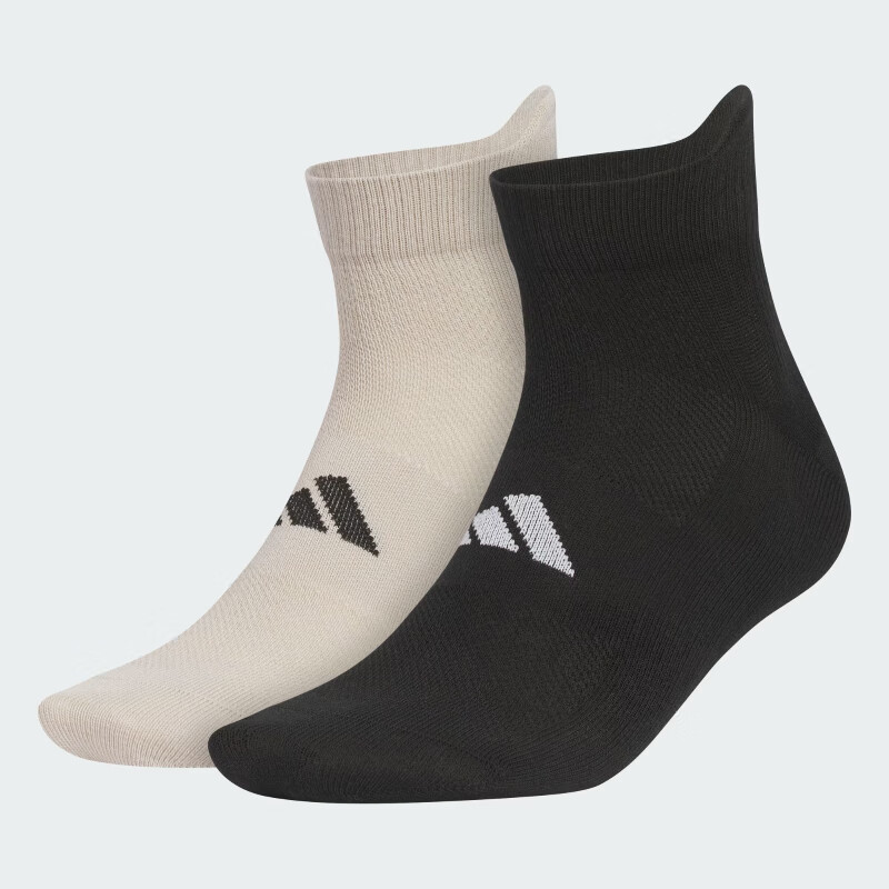 Adidas Unisex Training Series MT ANK SOCK 2PP Two-Pair Pack Socks KC0190 Silver Gray/black S 2