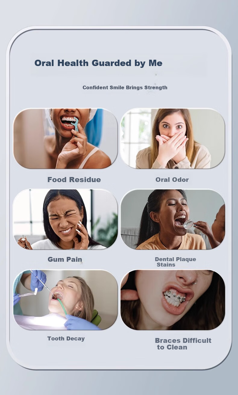 BILESHI Dental Irrigator, Desktop Tooth Cleaner, Home Use Large Capacity Pulse Water Flosser, Teeth Cleaning Device for Tartar And Orthodontic Treatment, Gift for Men And Women, Birthday And Father's Day Present FC180 2