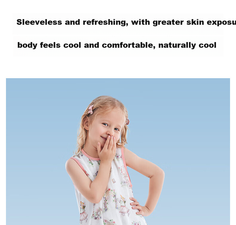 Beitaisi Mint Baby Sleepwear, Summer Thin Breathable Cool-Feeling New Style Home Wear, One-Piece Clothing for Boys And Girls 15
