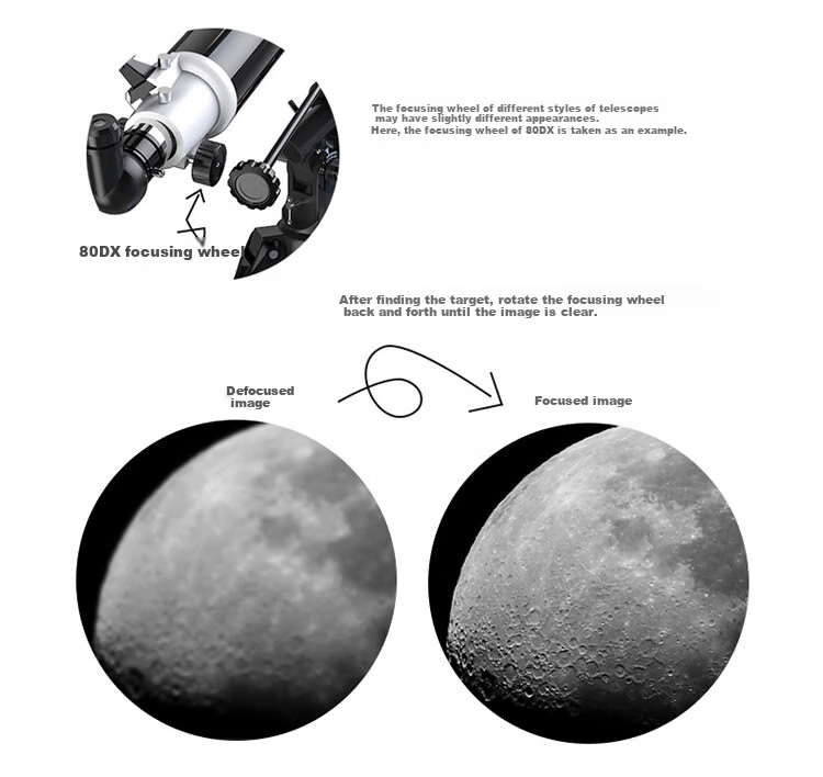 Xingtelang American Brand AM127 Makara Panoramic Telescope, Dual-Use High-Definition High-Magnification Large-Aperture Professional Astronomical Telescope 23