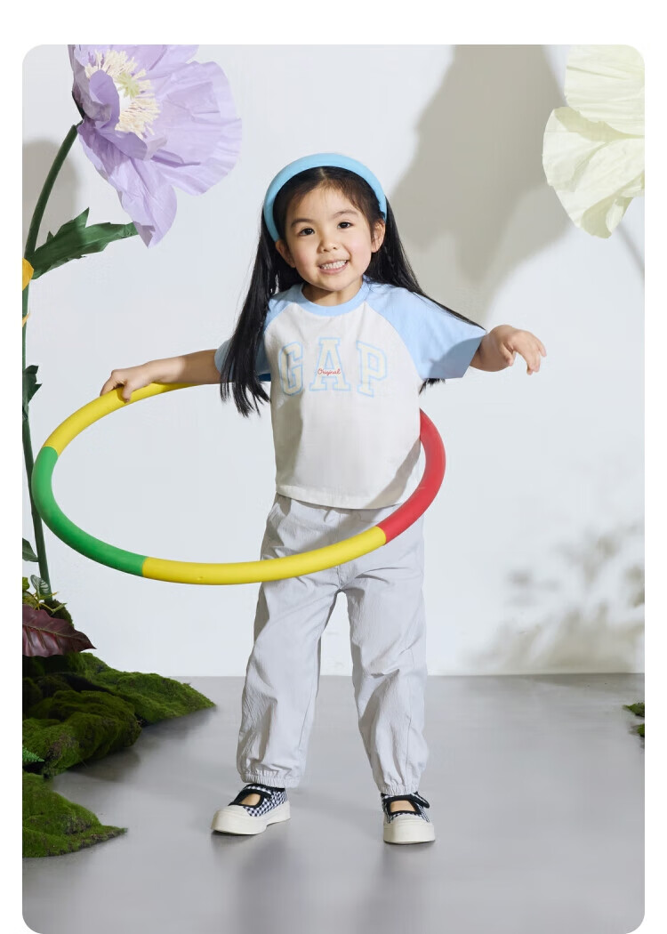 GAP Kids Unisex Summer Cotton Short Sleeve T-Shirt 838371 21
