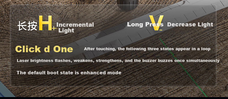 Dongcheng Two-Line Spirit Level, Green Light High-Precision Strong Light Infrared Laser Level, Two-Line Battery*1 7