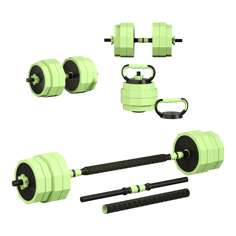 PROIRON Adjustable Dumbbell And Barbell Set for Men And Women Home Gym Equipment, Fresh Green 20KG