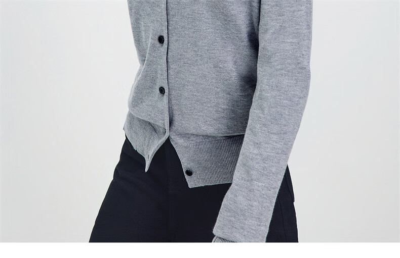 Navy Sail Italy Women's Soft Touch Crew Neck Knit Cardigan Classic Sweater Jacket 2334092061 Blue S 23