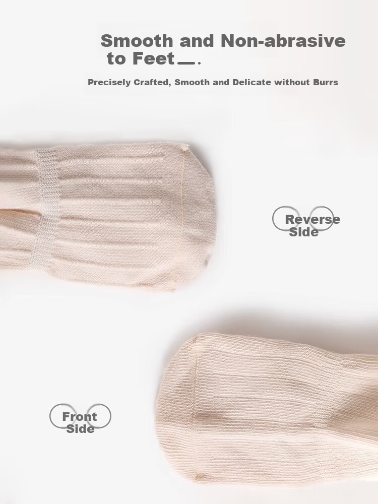 9I9 Baby Socks for Spring And Autumn, Newborn Infant Socks, Floor Socks, Combed Cotton, Loose Top, 5 Pairs, High Elasticity, 0-1 Year Old 7